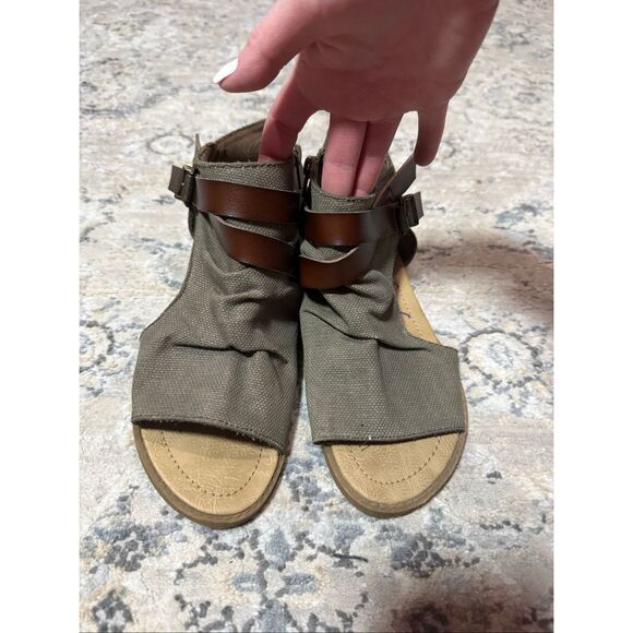 Blowfish Malibu Balla Sandals Brown Canvas NWOT - Picture 4 of 5